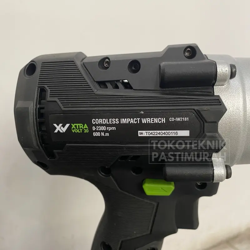 Tekiro Cordless Impact Impek Wrench Brushless 1/2” Mesin Buka baut ban Mobil 600nm 2 baterai 4