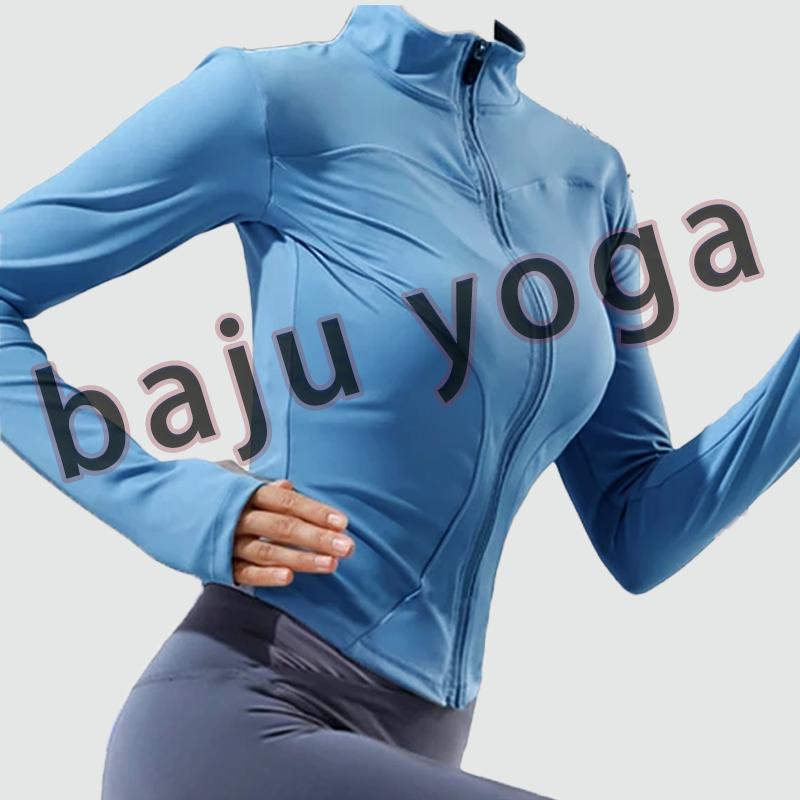 Jaket Olahraga Wanita Jaket Anti Uv Jaket Jogging Wanita Jaket olahraga pelangsing gaya manis untuk gadis montok 2