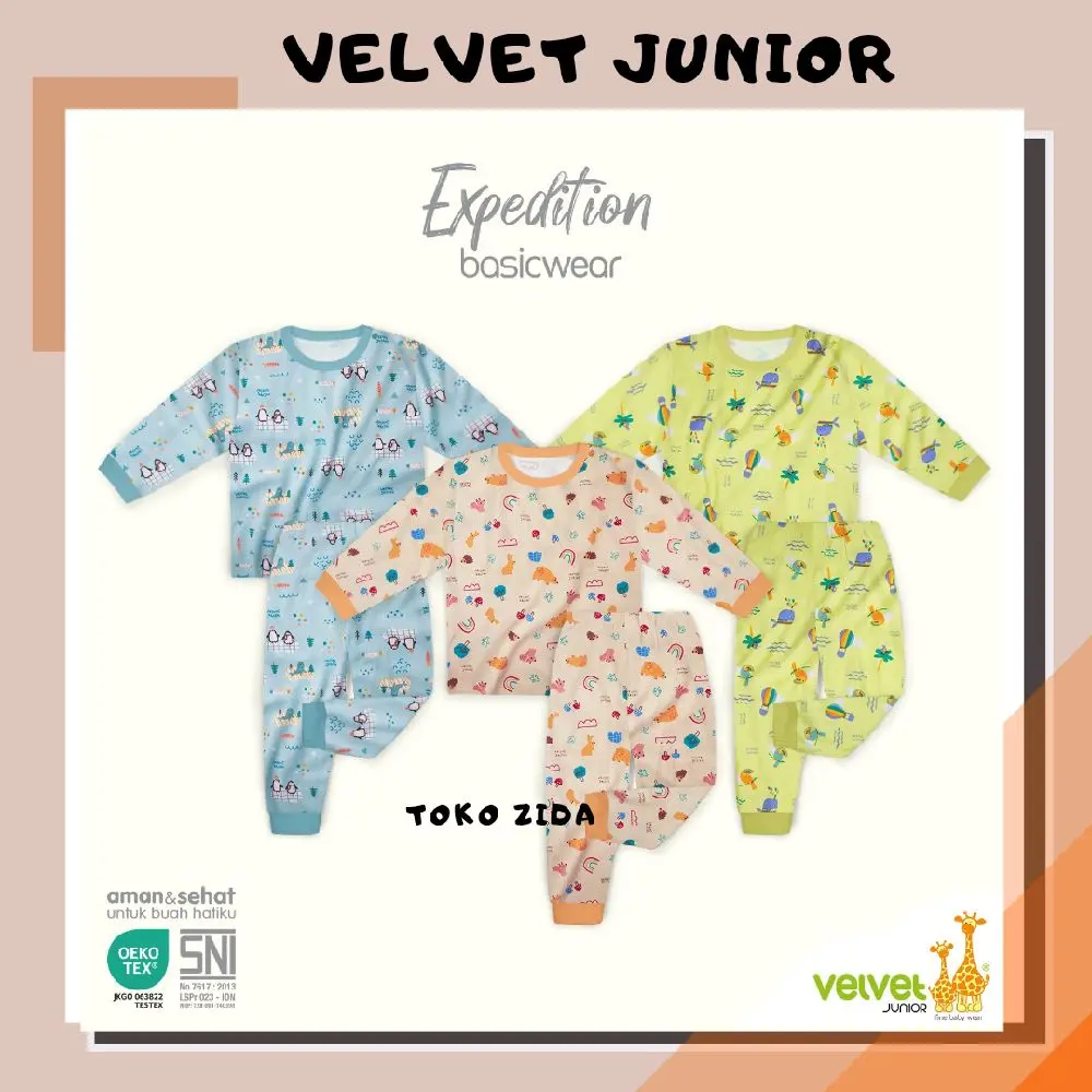 VELVET JUNIOR SETELAN PANJANG MURAH
