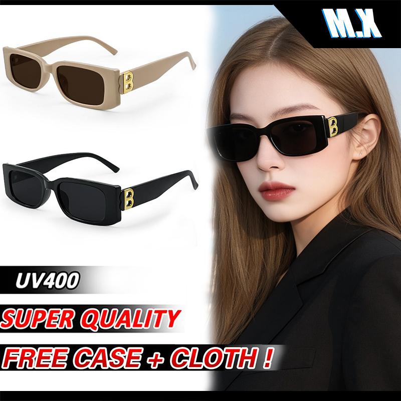 แว่นกันแดด MX STUDIO-BUFF ทรงกลม เหมาะสำหรับหน้ากลม ป้องกันรังสียูวี ทุกเพศ ทรงวงรี แว่นตา แว่นกันแด