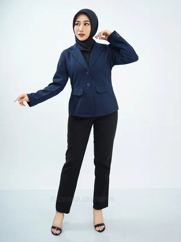 Blezer Kerja Wanita Blezer Wanita Formal Blazer Kantor Wanita Premium Atasan Jas Cewek Kantor Jumbo Premium Casual 6