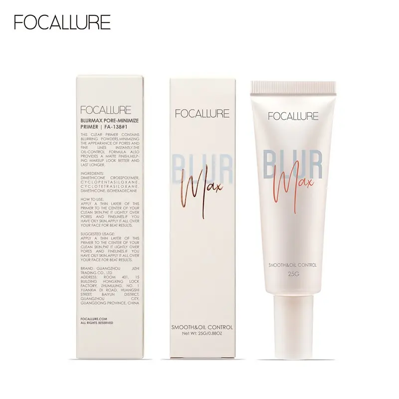 (READY & ORI) Focallure Blurmax And Glowmax Pore-minimize Primer FA138 FA 138 4