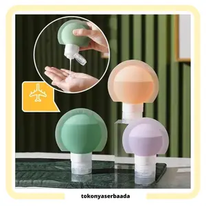 TSA (COD) Refil Botol Sabun Shampoo Mandi / Botol Sabun Lotion Travel Traveling Soft Silikon / Botol  Make up Mini Travel  / Botol Tube Untuk Lotion Travelling (BELI LOKAL)