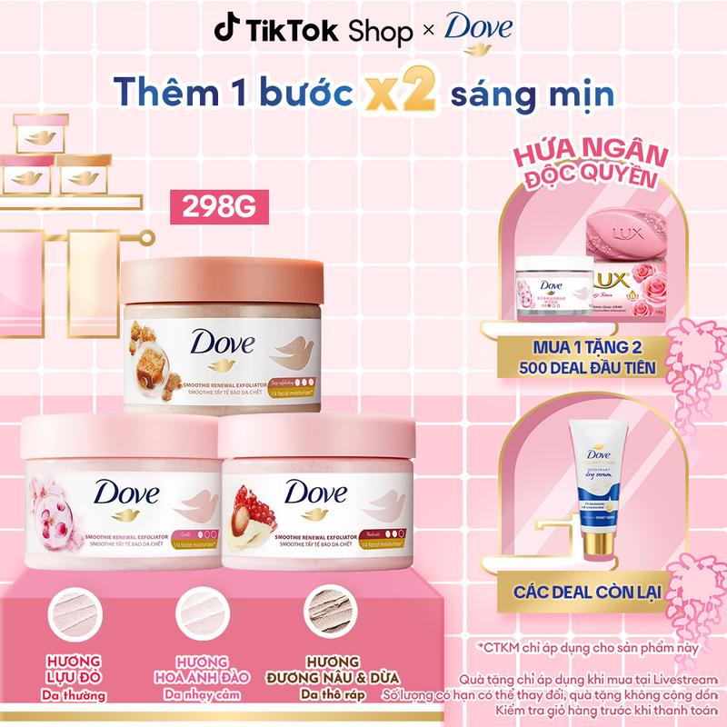 Smoothie Tẩy Da Chết Hỗ Trợ Làm Sạch & Dưỡng Da Body Dove 298G [4]