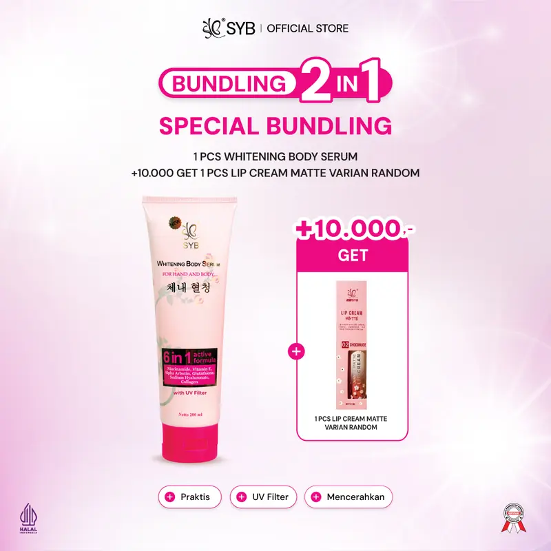 NEW SYB Whitening Body Serum With Collagen + 5% Niacinamide 1