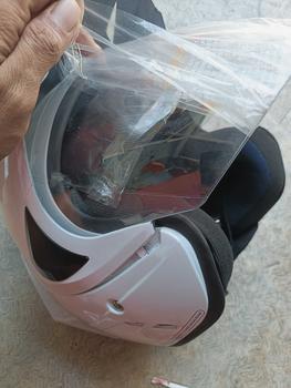 Product Review of PREMIUM HELM INK JP8 DOBEL VISOR SNI ORIGINALNYA FNK Motorcycle from P**k 3
