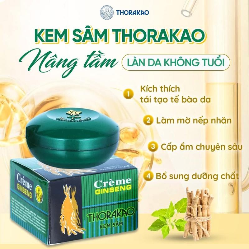 Giao hàng nội địa nhanh chóng Kem dưỡng trắng da nhân sâm THORAKAO…