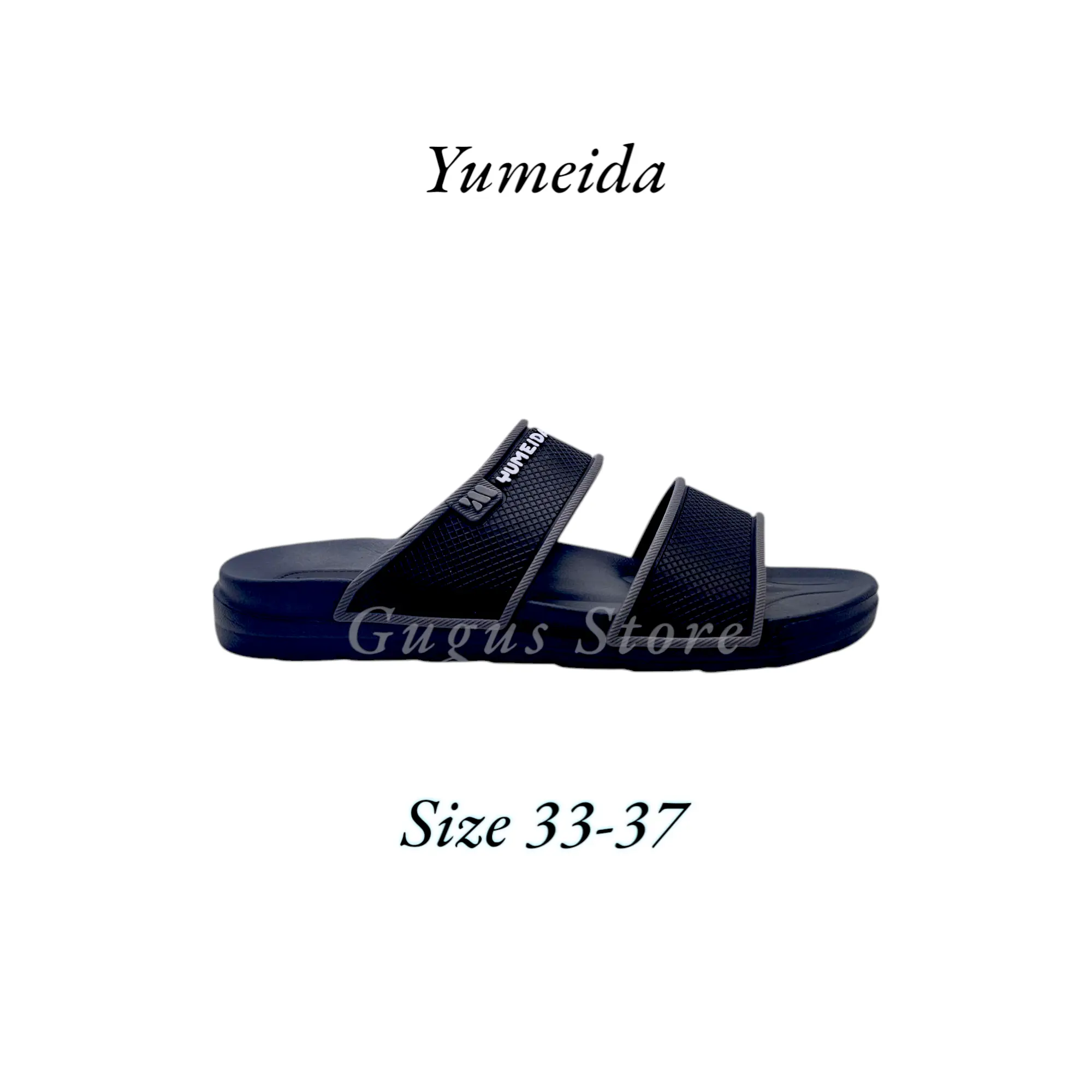 Gugus Store Sandal Slop Anak Laki Laki Model Ban Dua Motif Polos