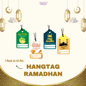 HANGTAG RAMADHAN/LABEL GANTUNG RAMADHAN/HIASAN PARCEL/LABEL PARCEL/HANG TAG PARCEL