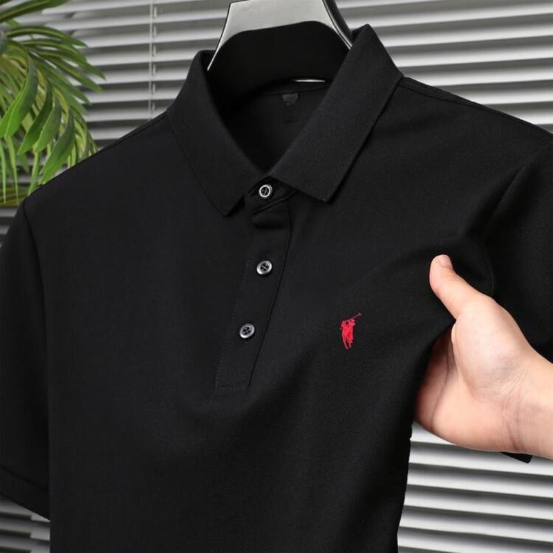 Áo Polo unisex MIKASA Thêu NGỰA Chất Liệu Vải CVC Cao Cấp Thấm Mồ Hôi Áo Thun Nam Nữ Cổ Bẻ Menswear