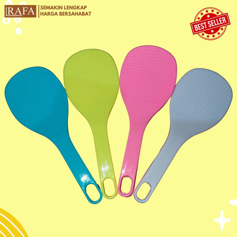 RAFA | Centong Murah Souvenir Apel Pastel Anti Lengket 0