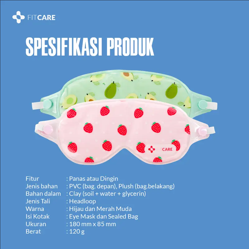 Relaxing Eye Mask / Masker Mata Fitcare 5