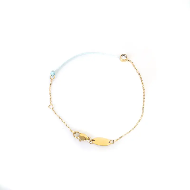 Spar.co Gelang Pembawa Keberuntungan dan Rezeki  Nagita Benang Merah  Hitam    Inisial Huruf Custom Laser Bracelets Gelang Couple  Bestie Ber 4 pasangan Rantai Emas Titanium Tali Aksesoris  vintage Perhiasan SP-AAD1102 6