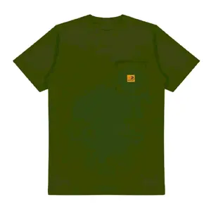 Kaos Distro T'shirt Tangan Pendek Baju Atasan Pria Wanita polos Katun Combed Hijau Army