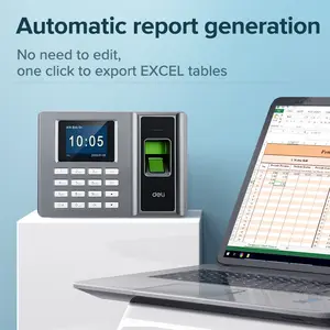Mesin Absensi otomatis excel ES152 absen fingerprint sidik jari tarik data via usb flashdisk format laporan xls tanpa software