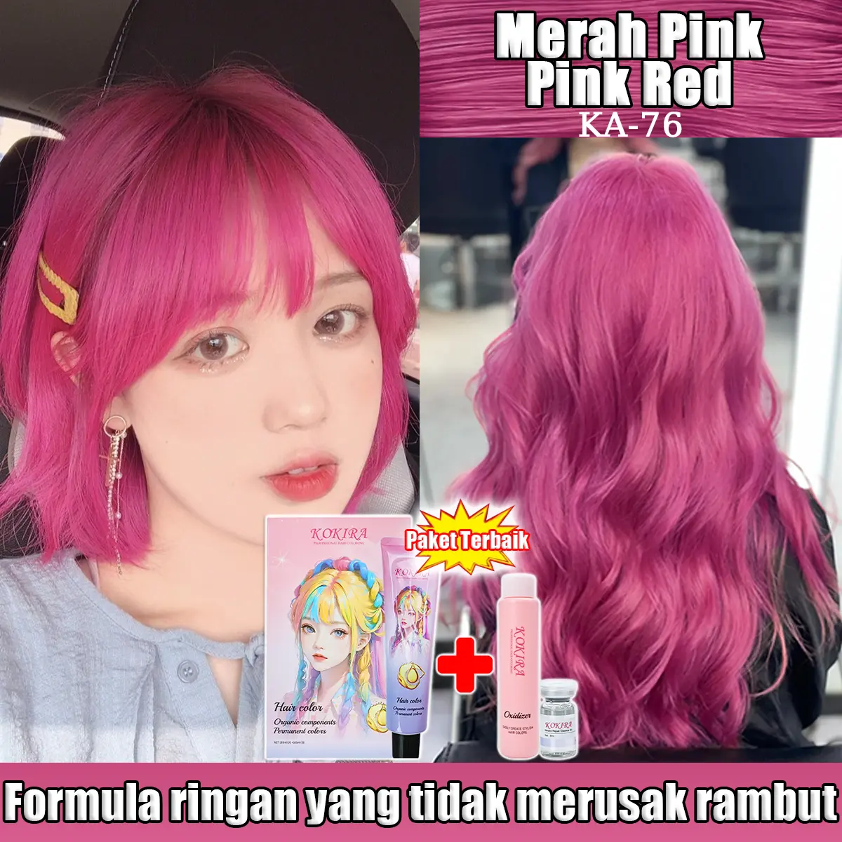 Merah Pink / Pink Red -76