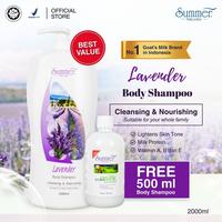 Gambar Summer Naturale - Body Shampoo Sabun Mandi Lavender Goat’s Milk Susu Kambing Cleansing Nourishing Pump 2000 ml dari Summer Naturale Indonesia Kota Medan 1 Tokopedia