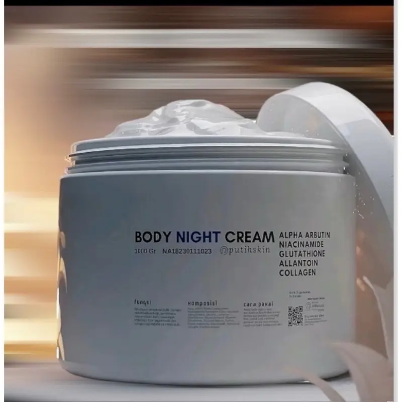 Body Lotion Putihskin by Nolabs Day & Night 1000 G Super Whitening BPOM Mencerahkan Memutihkan Tubuh Kaki Alpha Arbutin UV Filter SPF 50 3
