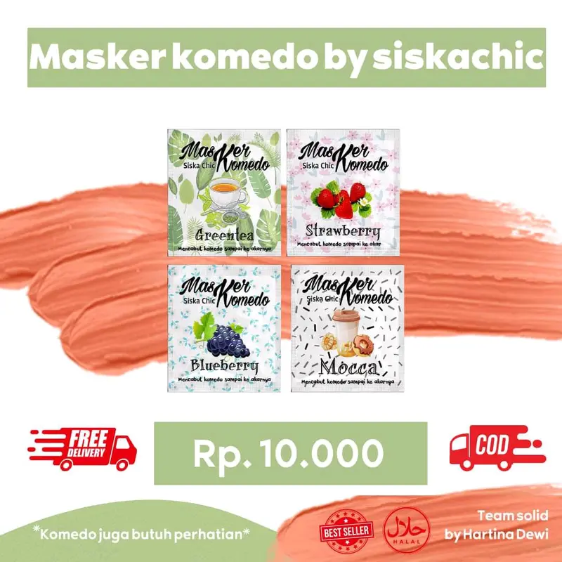 Masker Komedo Siska Chic || bisa COD || gratis ongkir ke Seluruh Indonesia Hidung 0