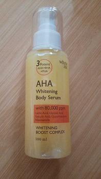 Product Review of Whiteinc AHA Body Serum Mencerahkan melembabkan Kulit kusam dan Kering lotion pemutih peeling hb aha Pencerah Tubuh Melembutkan handbody tone Hitam dan Mengencangkan whitening from i**u 0