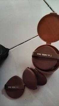 Product Review of MAANGE 7 Pcs Spons Powder Puff Air Cushion Dry Wet Dual-use Makeup Tools 1306 Box Compact & Loose Powder, Liquid Makeup puffer  cushion puff from H**i A**1 3