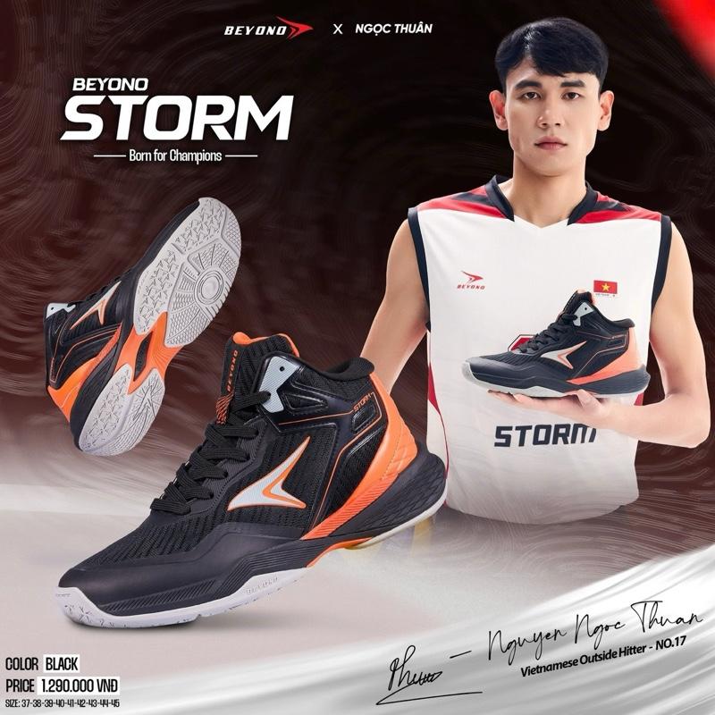  Giày bóng chuyền Beyono Storm x Ngọc Thuân chuyên cày sân bê tông cho nam và nữ 