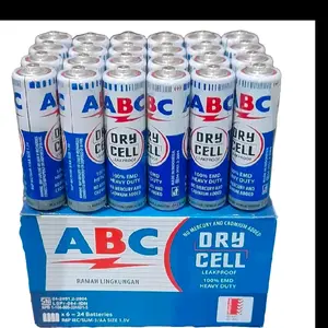 (24pcs)1DUZ Batu Baterai ABC AA baterai A2 Biru dan hijau Jam