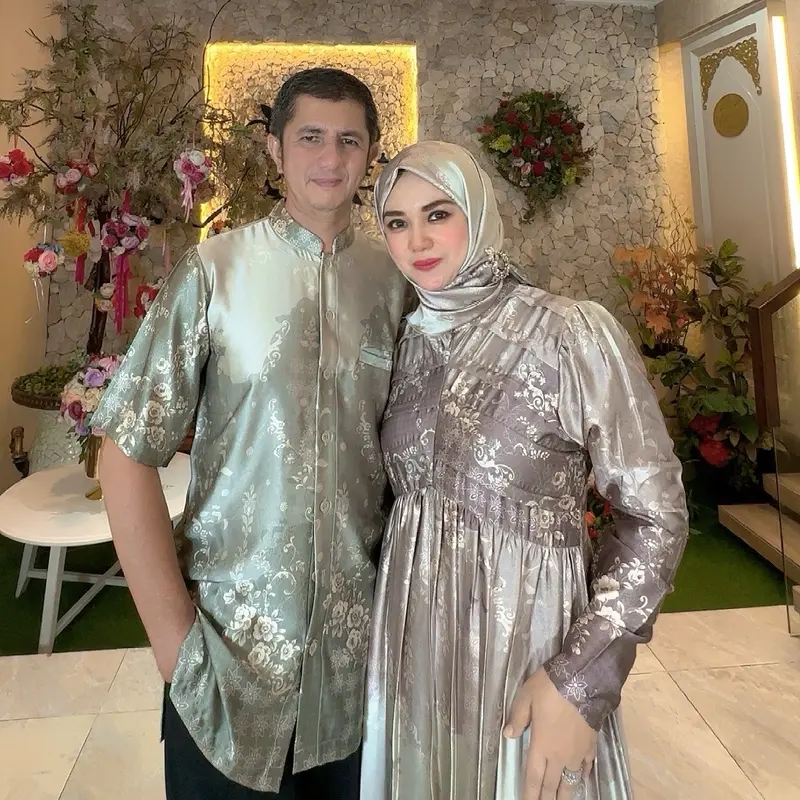 (SET COUPLE) Nazwa Abaya Hareem Dress & Koko Lebaran 6