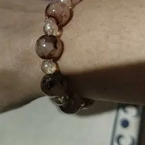 Gelang Giok Motif Marmer Sintetis Variasi Citrine sintetis Dewasa Premium Aesthetic Elegan Bracelets