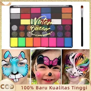 Face Painting Make Up 1 Set Lengkap Face And Body Painting Halloween Makeup Kit