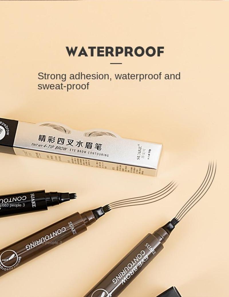 Product Introduction of Tipping chì kẻ mày, chì kẻ mày hoang dã, lâu dài, không thấm nước mồ hôi và chì kẻ mày, tự nhiên sống động, mỹ phẩm mà sinh viên có thể mua được Cosmetic Trang Điểm Nữ Phấn Phủ 49
