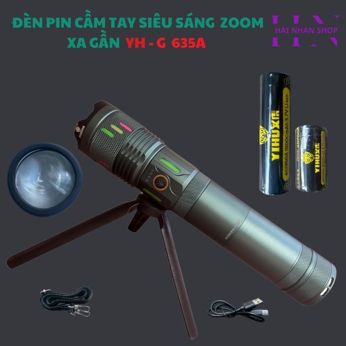 Đèn pin siêu sáng chiếu sáng xa gần.tặng kèm choá thấu kính.tặng chân đèn.tặng dây đeo đèn