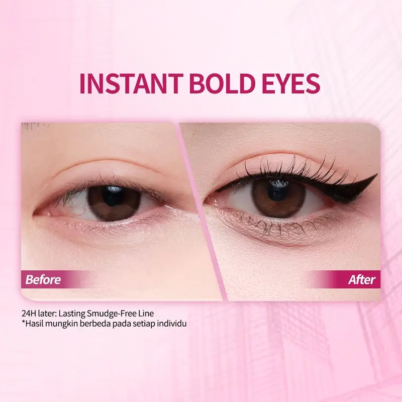【NEW LAUNCH】BNB Barenbliss Black Eclipse Eyeliner | 48H Tahan Lama, Waterproof & Smudge-Proof, Matte Black Finish [Precision & Bold Lines] 4
