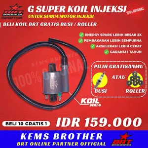G SUPER COIL BRT INJEKSI SISTEM GRATIS BUSI BRT ORIGINAL BRT