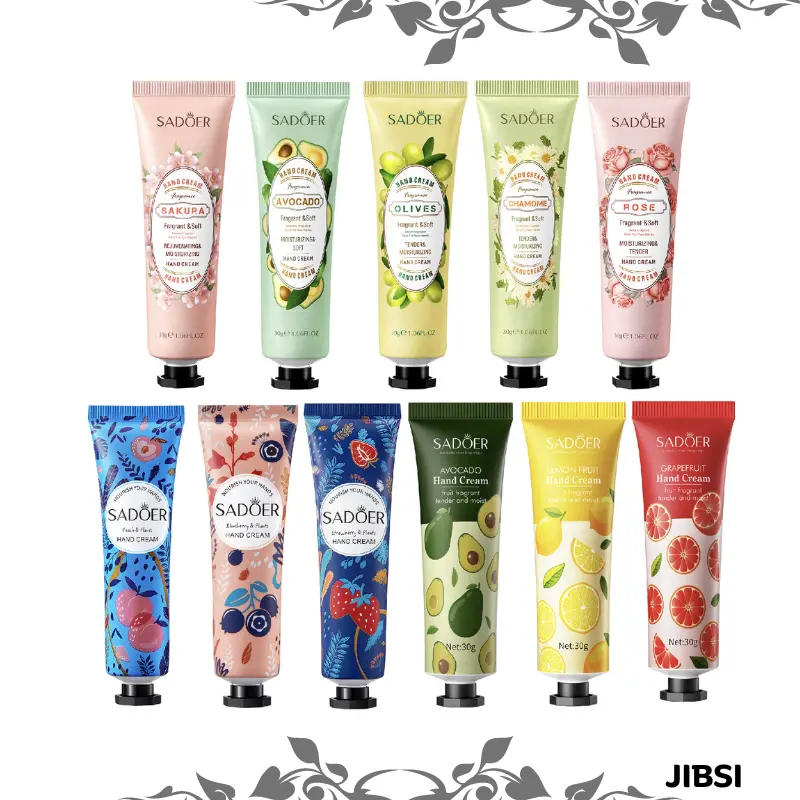 SADOER Whitening Hand Lotion Fruity Hand Cream 30g Krim Tangan Pelembab Pencerah Moisturizing SR007 Kering Lavender