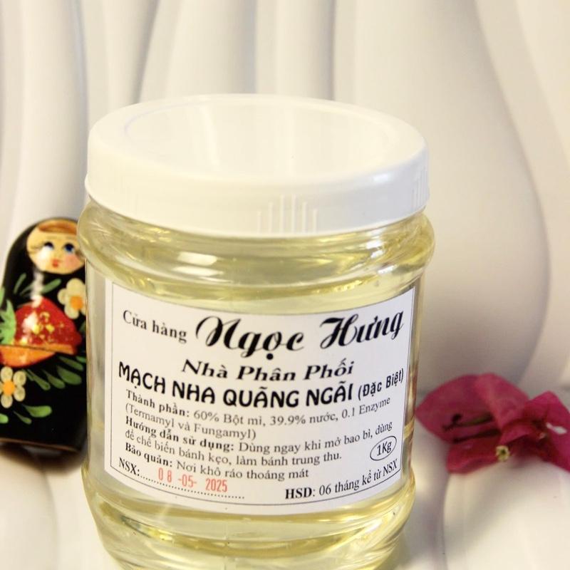 mạch nha Quảng Ngãi sên mứt dứa làm kẹo hủ 1kg 500g