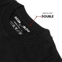 Gambar Scommer T-shirt Stripe Black Blue Fit Katun Nyaman Panjang Pria Slim - S dari SCOMMER Kota Metro 4 Tokopedia