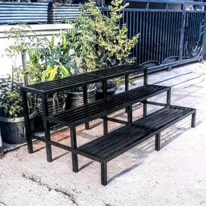 Standing planter rak pot bunga - susun 3 panjang 150