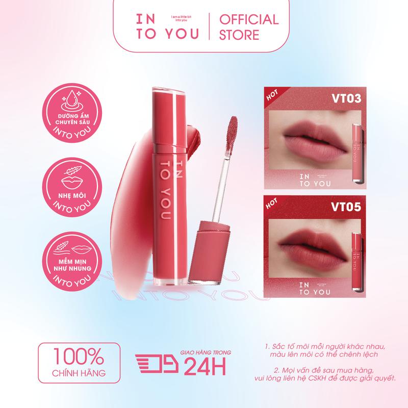 [LIVE] Son Kem Lì Lâu Trôi VT INTO YOU Chất Nhung Mềm Mịn, Tạo Hiệu Ứng Căng Mọng Mịn Màng