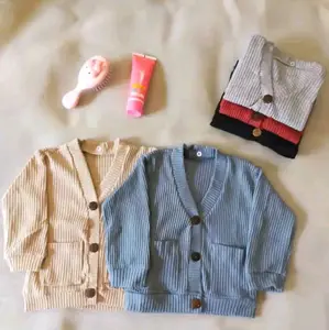 Cardigan Anak Lengan Panjang Motif Stripes Nyaman di pakai