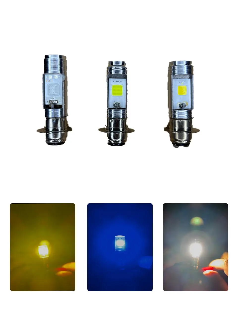 Lampu Depan Bebek LED AC-DC / Lampu LED Depan Bisa Semua Motor