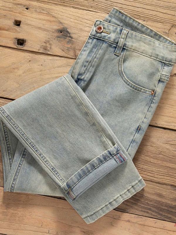 QUẦN JEAN NAM CO DÃN GIÁ RẺ WASHING DƠ XANH BẠC CÁ TÍNH DÁNG ÔM NHẸ BODY Menswear Cotton X1 Pants Có Túi 74-DJ