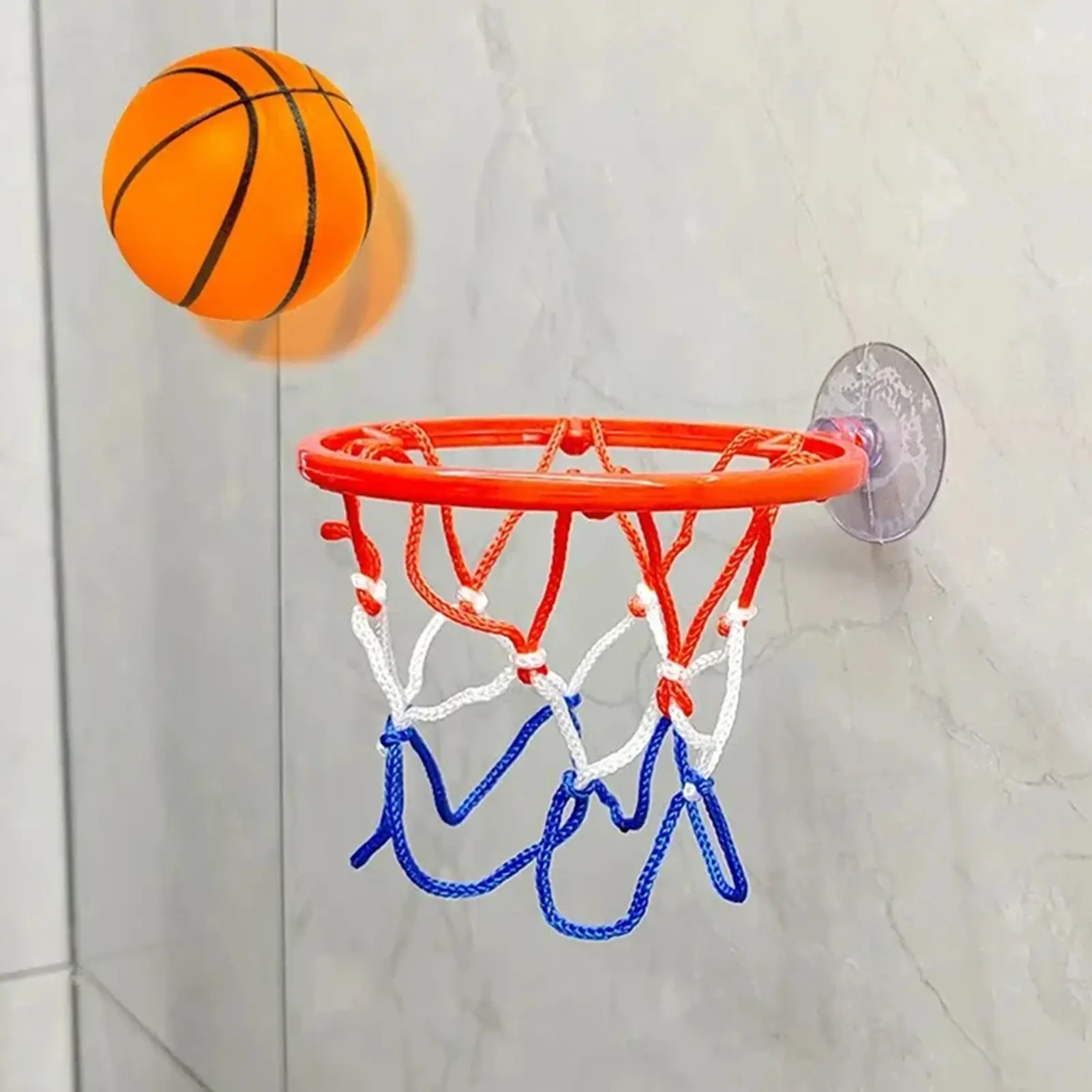Mini Basketball Hoop with Suction Cup Children Funny Game Finger Exercise Ball Hoops Sets Kids Indoor Home Sports Wall Hanging Basket Baby Bathroom Water Sports