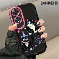 Gambar MHKEID Casing Hp untuk OPPO A60 4G Case Pola Anjing hitam Kasing kepulan krim Silikon Softcase Casing - Gaya1, OPPO A60 4G dari MHKEID MALL Kab. Tangerang 4 Tokopedia
