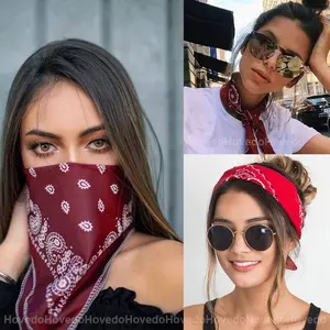 SLAYER Bandana Syal Multifungsi Motif Batik Ukuran 53x53 Import Warna-warni untuk Penggunaan Serbaguna Hiasan Headbands Kulit