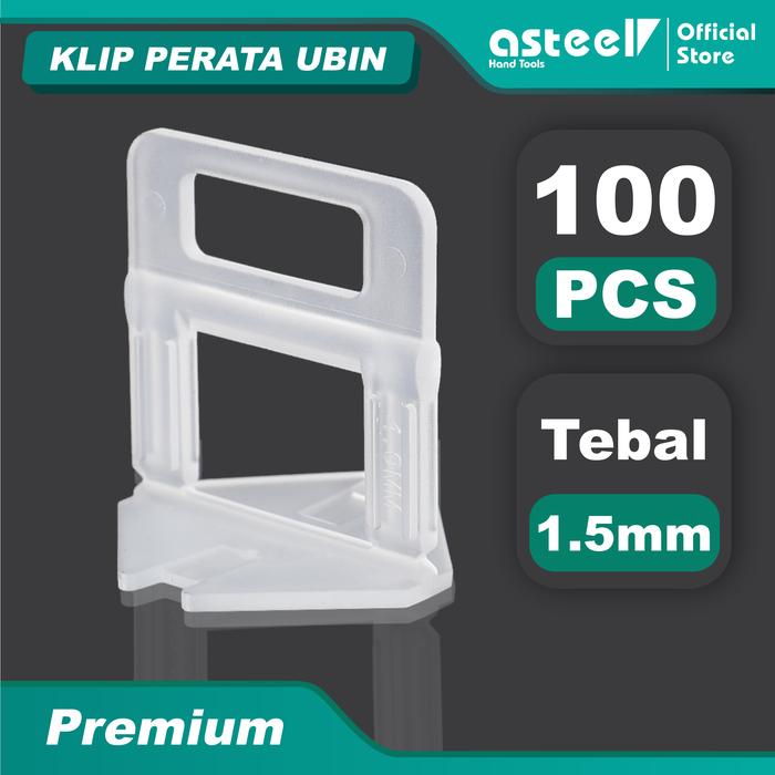 Gambar ASTEEL Clips 1.5mm Alat Perata Keramik Tile Leveling System Murah - Klip 1.5mm Perata Keramik - Nat Keramik - Tile Leveling Keramik - Tile Leveling System - Alat Bantu Pasang Keramik - Alat Pasang Keramik - Alat Perata Granit dari ASTEEL Kota Administrasi Jakarta Barat Tokopedia