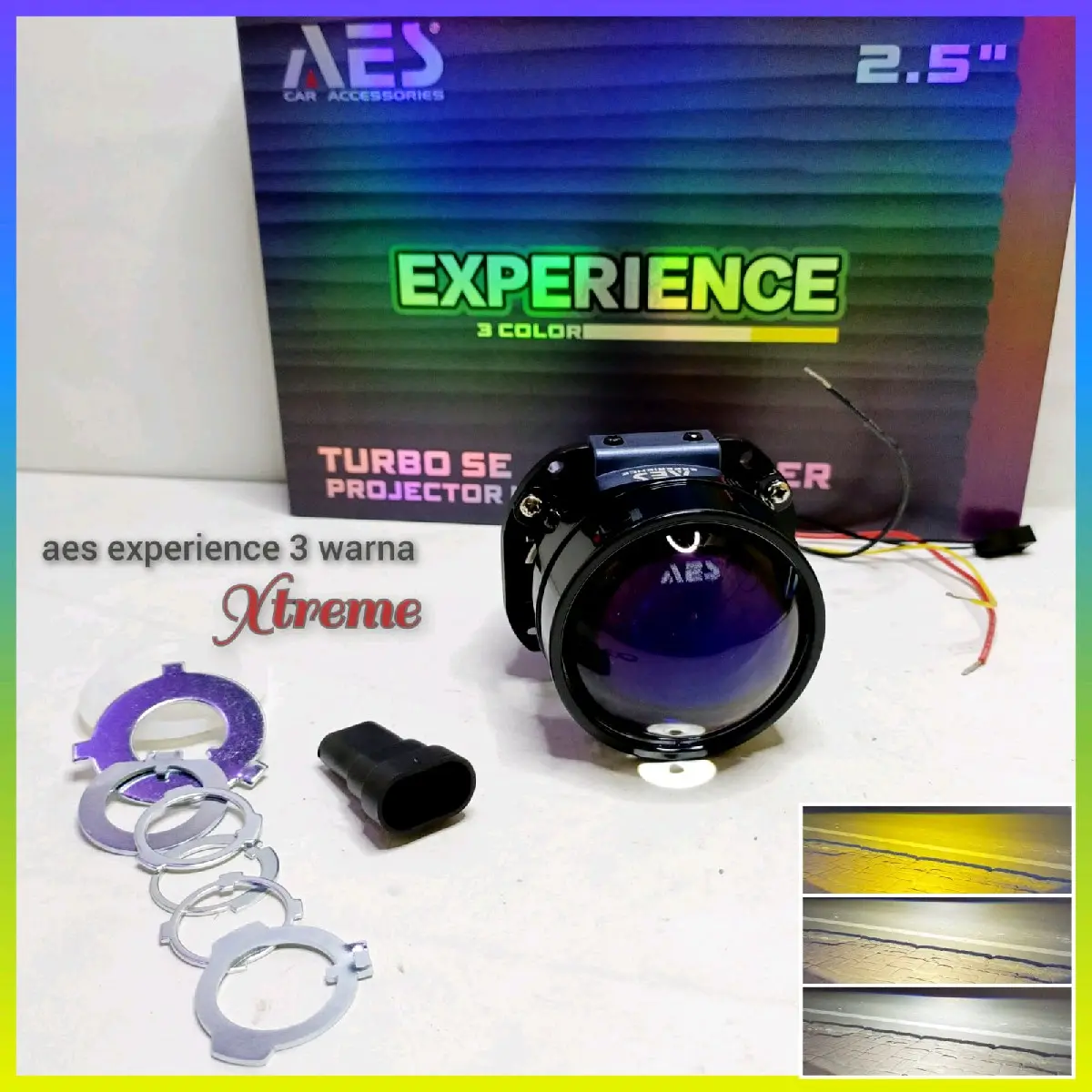 aes 3 warna 2,5 inch 1 pcs only