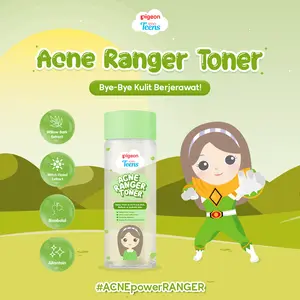 PIGEON TEENS ACNE RANGER TONER 100ml | Toner Remaja | Kulit Kemerahan dan Berjerawat | Willow Bark Extract & Witch Hazel Leaf Extract