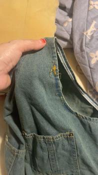 Product Review of Y. French Style Temperament V-neck, Vest Denim Dress Casual Womenswear from T**e T** 0