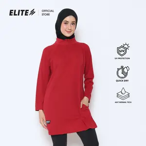 ELITE - ELORA Top Long Sleve | Tunik Atasan Baju Olahraga Wanita